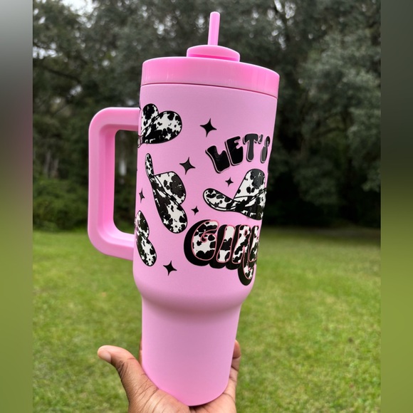 “LETS GO GIRLS’ 40 oz Tumbler NWOT - Picture 2 of 4